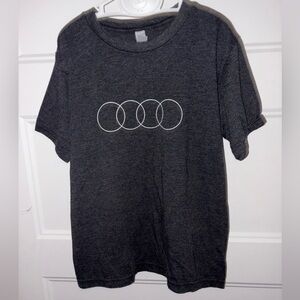 Next Level AUDI Dark Gray short-sleeve shirt for youth kids Medium